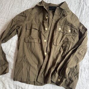 All Saints Khaki Overshirt